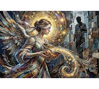 Arte de la Diosa de la Riqueza Puzzle De Madera 500 Piezas Adultos Y Niños,14 Años+,Deco Pared,Desafío,Rompecabezas,Madera,Regalo Ideal,Anti-estrés,Reto,Relax,Educativo (52x38cm)