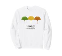 Arte de la Hoja de Ginkgo - Ginkgo biloba Botanical Sudadera
