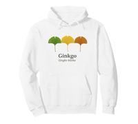 Arte de la Hoja de Ginkgo - Ginkgo biloba Botanical Sudadera con Capucha