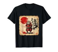 Arte de la mitología Japonesa Oscura del Guerrero Erizo samurái Camiseta