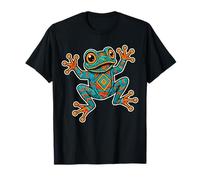 Arte de la mitología mesoamericana Antigua de la Rana Mexicana Azteca Camiseta