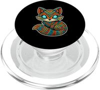 Arte de la mitología mesoamericana Antigua del Zorro Maya Azteca Mexicano PopSockets PopGrip para MagSafe