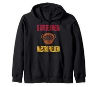 Arte de la Paella Maestro Paellero Cocinar Humor Sudadera con Capucha