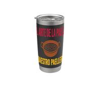 Arte de la Paella Maestro Paellero Cocinar Humor Vaso térmico de acero inoxidable de doble pared