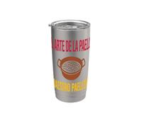 Arte de la Paella Maestro Paellero Cocinar Humor Vaso térmico de acero inoxidable de doble pared