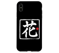 Arte de la palabra del guión japonés del pincel "Flower" Carcasa para iPhone XS Max