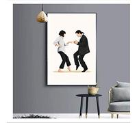 Arte de la pared de la lona 40x60cm sin marco Pulp Fiction Dance Movie Art Canvas Poster Picture Painting On Painting Home Decor