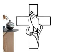 Arte de la pared,Decoración del dormitorio de metal,Escultura de pared espiritual | Para familias cristianas Grupos De Iglesia Propietarios Coleccionistas Sala Dormitorio Oficina