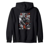 Arte De Las Sombras Ninja Samurai Guerrero Sigiloso Sudadera con Capucha