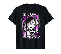 Arte de Manga Cyberpunk de Tokio Edgy Camiseta