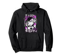 Arte de Manga Cyberpunk de Tokio Edgy Sudadera con Capucha