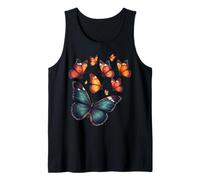 Arte de Mariposa para Hombres y Mujeres, Amante de la Mariposa monarca Camiseta sin Mangas