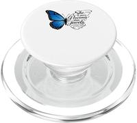 Arte de Mariposas con Cita de proverbios More Precious Than Jewels PopSockets PopGrip para MagSafe