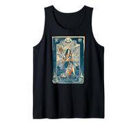 Arte de máscara de Samurai Oni de Ukiyo-e Camiseta sin Mangas