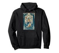 Arte de máscara de Samurai Oni de Ukiyo-e Sudadera con Capucha