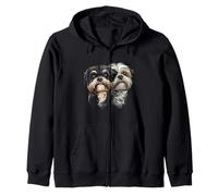 Arte de Mascota con Motivo de Perro Shih Tzu Shih Tzu Sudadera con Capucha