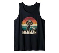 Arte de Merman Mythical Ocean Legend Camiseta sin Mangas