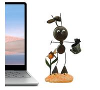 Arte de metal para hormigas, bonitas esculturas de pared para exteriores, decoración de jardín de metal, decoración de jardín caprichosa, colorida