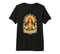 Arte de mitología de la Diosa Celta brígida Llama Sagrada Camiseta Premium