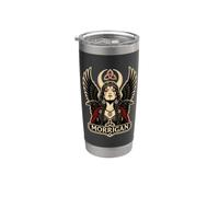Arte de mitología oscura celta de Morrigan Raven Goddess Vaso térmico de acero inoxidable de doble pared