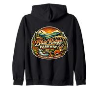 Arte de montaña Blue Ridge Parkway Scenic Drive Sudadera con Capucha