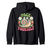 Arte de motivación de Caracol a tu Ritmo Sudadera con Capucha