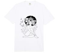 Arte de Mujeres Negras afroamericanas para Reinas Afro Comfort Colors Adult Heavyweight T-Shirt