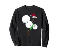 Arte de muñeco de Nieve para Amantes del Breakdance Sudadera