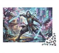 Arte de Ninja Cyber Puzzle 1000 Piezas Adultos Y Niños,Reto,Premium,Cartón,Rompecabezas,14 Años+,Deco Pared,Regalo Ideal,Anti-estrés,Relax,Desafío,Educativo 70x50cm