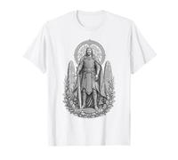 Arte de Nuada Celtic Silver Hand Warrior King Line Camiseta