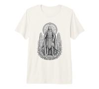 Arte de Nuada Celtic Silver Hand Warrior King Line Camiseta Premium