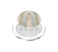 Arte de oración católica de la Virgen María Floral con Gracia pacífica PopSockets PopGrip para MagSafe