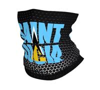 Arte De Palabras con Texto De La Bandera De Santa Lucía Protección Solar Cuello Pañuelo Elegante Cuello Bufanda Bufanda Facial para Senderismo Ciclismo Mujer