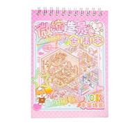 Arte De Palos De Dibujos Animados 3D - Libro De Pegatinas De Escena En Miniatura | Libro De Calcomanías De Cámara, Bolsas De Regalos, Calcomanías De Dibujos Animados, Patrones Ricoss Para