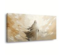 Arte de pared abstracto moderno con figura misteriosa, pintura en lienzo, decoración del hogar, impresiones de cuadros de pared, obras de arte para sala de estar y dormitorio (35 x 70 cm)