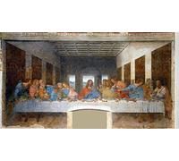 Arte De Pared Carteles Foto Sobre Lienzo Famoso la ultima cena de leonardo da vinci para la decoración del hogar de la oficina 60x90cm
