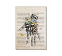 Arte de pared con diseño vintage de anatomía humana y músculos, arte de pared, lienzo, impresiones corporales, narrar imágenes, educación médica, decoración del hogar