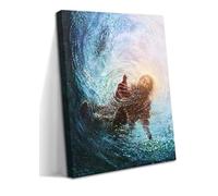 Arte de pared cristiano de Jesús, pinturas en lienzo de la mano de Dios, impresiones de Cristo, religión, Biblia, Jesús, salvación, decoración de pared para iglesia, estudio, sala de oración,