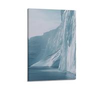 Arte de pared de castillo de hielo, impresión mística, póster de fantasía, lienzo mágico, decoración encantadora para sala de estar, póster decorativo, lienzo de pared e impresión artística moderna