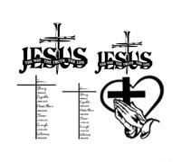 Arte de pared de metal con manos religiosas cristianas con escritura grabada, diseñado para mejorar la decoración centrada en la fe en varios entornos interiores y exteriores (E)