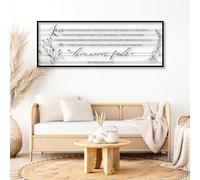 Arte de Pared de Metal con versículos bíblicos, decoración Cristiana de El Amor Nunca Falla, decoración con Palabras, El Amor es Paciente, el Amor es bondadoso, Decor