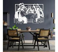 Arte de Pared de Metal, decoración de la Última Cena, decoración Moderna de la Última Cena, decoración Cristiana, Obra de Arte, decoración de la Última Cena para Comedor,