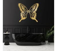 Arte de Pared de Metal Negro con diseño de Mariposa Bohemia, decoración de Metal con temática de Insectos, Arte de Pared de Aluminio para Sala de Estar, Dormitorio, Pasillo y escaleras, Regalo na