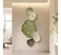 Arte de pared LED 3D, diseño de peces, decoración del hogar Feng Shui para entrada y porche