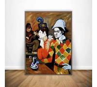 Arte de pared minimalista en color de Pablo Picasso, imagen HD, impresión en lienzo, póster artístico, decoración moderna para sala de estar y hogar (60 x 90 cm/sin marco)