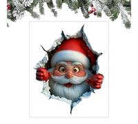 Arte de pared navideño - Pegatinas extraíbles reutilizables | Decoración con muñeco de nieve y reno - Decoración de temporada para casa, apartamento, oficina, habitación | Fácil de aplicar para