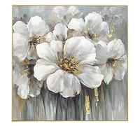 Arte De Pared Pintado A Mano Flor De Peonía Pintura Al Óleo Grande Sobre Lienzo Cuadros Florales Botánicos Estéticos Obras De Arte Sin Marco para Sala De Estar Hogar Hotel Pasillo Decoraciones 8