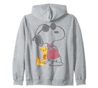 Arte de Peanuts Snoopy Urban Bling Baseball Joe Cool Estilo Logo Sudadera con Capucha