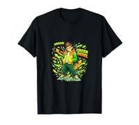 Arte de Personajes callejeros Urban Green Rebel Eco Lifestyle Camiseta