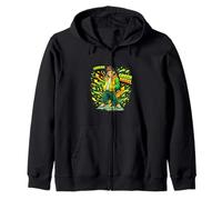 Arte de Personajes callejeros Urban Green Rebel Eco Lifestyle Sudadera con Capucha